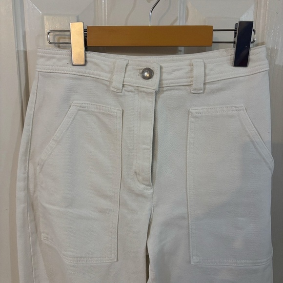 Wilfred Free White denim wide leg pants mint condition - Picture 2 of 4